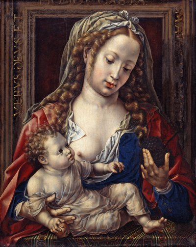 Saksa: Maria mit dem Kind Maria ja Kristuslapsi (Maria ja Kristuslapsi) tekijältä Jan Gossaert
