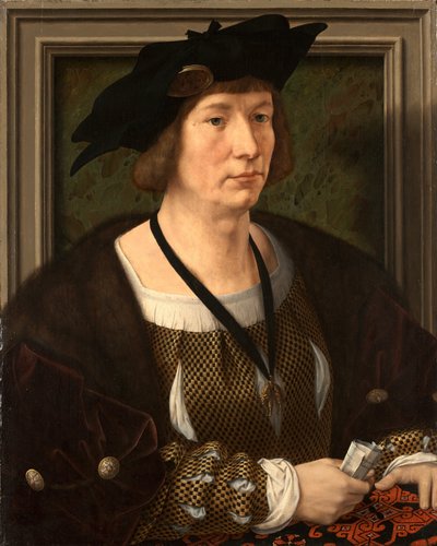 Hendrik III:n, Nassau-Bredan kreivin, muotokuva  tekijältä Jan Gossaert