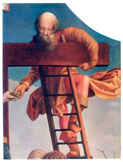 Laskeutuminen ristiltä yksityiskohta, c1520 tekijältä Jan Gossaert
