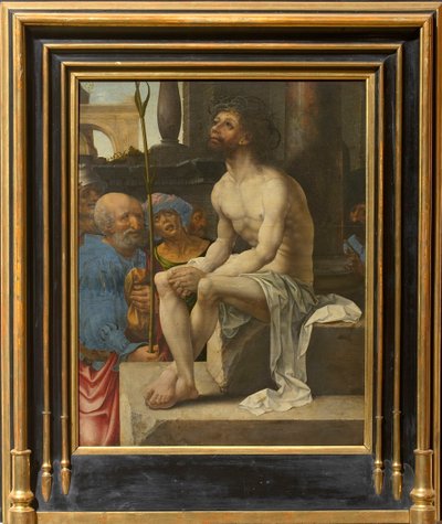 Kristuksen pilkkaaminen, 1527. tekijältä Jan Gossaert