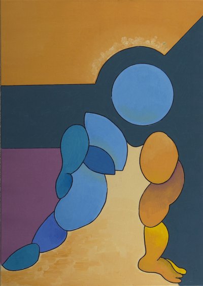 Adoration, 2008 (öljy kankaalle) tekijältä Jan Groneberg