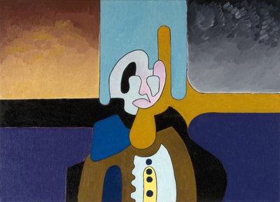 Iäkäs fyysikko ei ymmärrä maailmaa enää, 2008 (öljy kankaalle) tekijältä Jan Groneberg