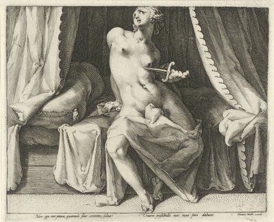 Lucretian kuolema tekijältä Jan Harmensz. Muller