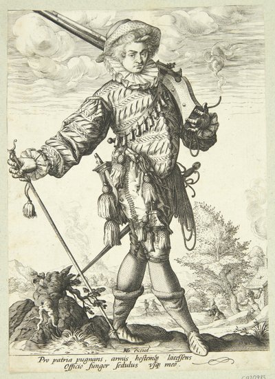 Upseeri ja Twig tekijältä Jan Harmensz. Muller