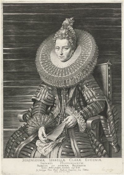 Muotokuva Isabella Clara Eugeniasta, Espanjan lapsesta tekijältä Jan Harmensz. Muller