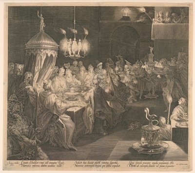 Belsaszarin juhlat tekijältä Jan Harmensz Muller