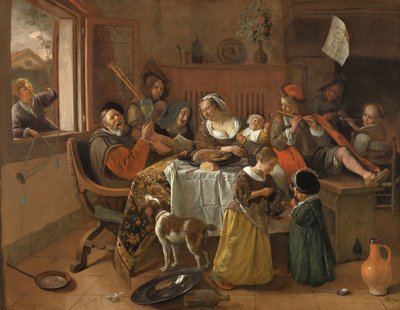 Iloinen perhe Iloinen perhe tekijältä Jan Havicksz. Steen