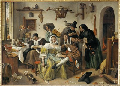 Topsy-Turvy World tekijältä Jan Havicksz. Steen