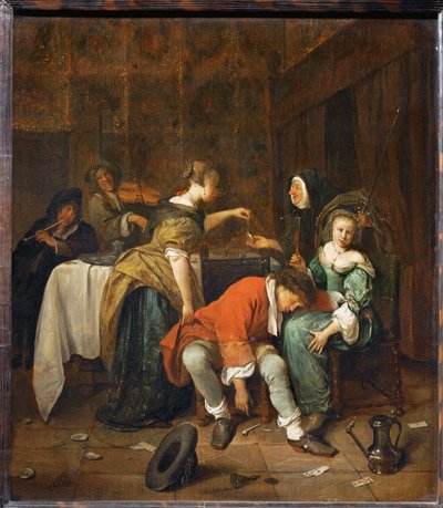Paha yritys ... tekijältä Jan Havicksz. Steen