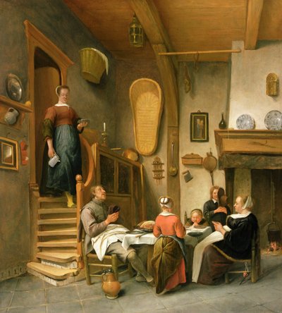 Perhe, joka sanoo armoa tekijältä Jan Havickszoon Steen