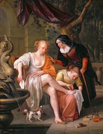 Bathsheba kylvyn jälkeen tekijältä Jan Havickszoon Steen