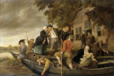 Hyvää kotiinpaluuta, 1679 tekijältä Jan Havickszoon Steen