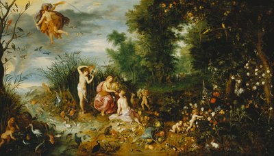 Neljä elementtiä, tekijältä Jan II Brueghel