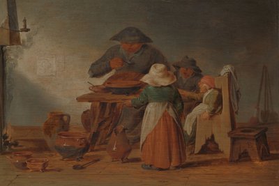 Talonpojan ateria tekijältä Jan Jansz Buesem (attributed to)