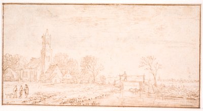 Lissen kylän kirkko tekijältä Jan Josefsz van Goyen