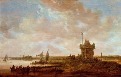hollantilainen maisema tekijältä Jan Josephsz van Goyen