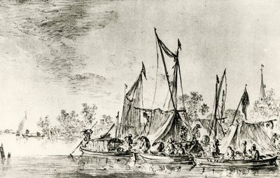 Hollannin kanavamaisema tekijältä Jan Josephsz van Goyen