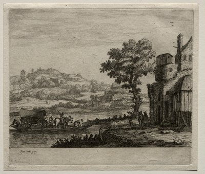 Lautta. tekijältä Jan Josephsz van Goyen