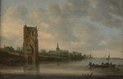 Pelkus-portti lähellä Utrechtia, 1646. tekijältä Jan Josephsz van Goyen