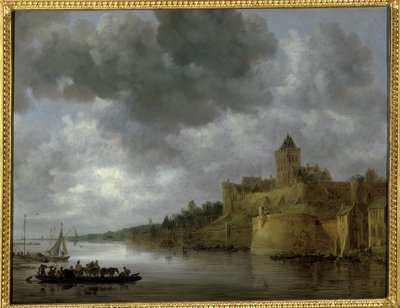 Valkhof Nymwegenissä, 1642 tekijältä Jan Josephsz van Goyen