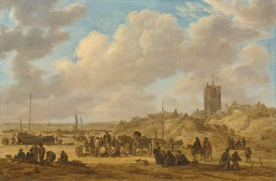 Egmond-aan-Zeen ranta tekijältä Jan Josephsz van Goyen