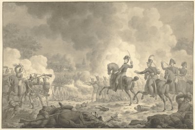 Kruununprinssi Willem Frederik George Lodewijk Waterloon ja Fleuruksen taistelussa tekijältä Jan Kamphuijsen (signed by artist)