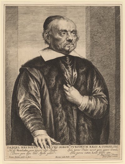 Daniel Heinsius tekijältä Jan Lievens
