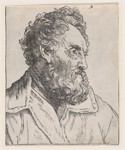 Miehen pää, 1600-luku. tekijältä Jan Lievens