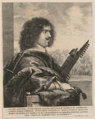 Jacques Gaultierin (Gouter) muotokuva tekijältä Jan Lievens