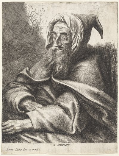 Pyhä Anthony tekijältä Jan Lievens