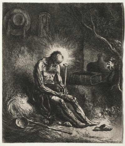 Pyhä Hieronymus. tekijältä Jan Lievens