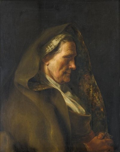 Iäkkään naisen Tronie tekijältä Jan Lievens