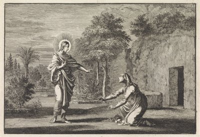 Kristus ilmestyy Maria Magdalenalle tekijältä Jan Luyken