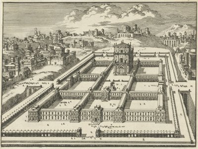 Salomon temppeli, Jerusalem (muunnelma B) tekijältä Jan Luyken