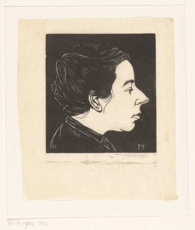 Anne Zerniken muotokuva tekijältä Jan Mankes (signed by artist)