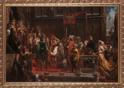Władysław Warneńczykin kaste 18. helmikuuta 1425. tekijältä Jan Matejko