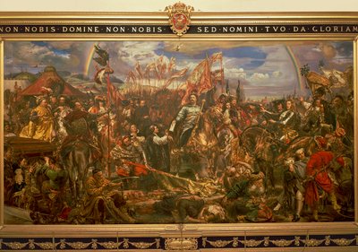 Jan Matejkon tai Jan Mateykon (1838-1893) maalaus, jossa Jan III Sobienski vapauttaa Wienin ja lähettää Voiton sanoman paaville tekijältä Jan Matejko