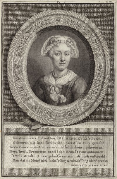 Muotokuva OP Henrietta von Bee tekijältä Jan Maurits Quinckhardt