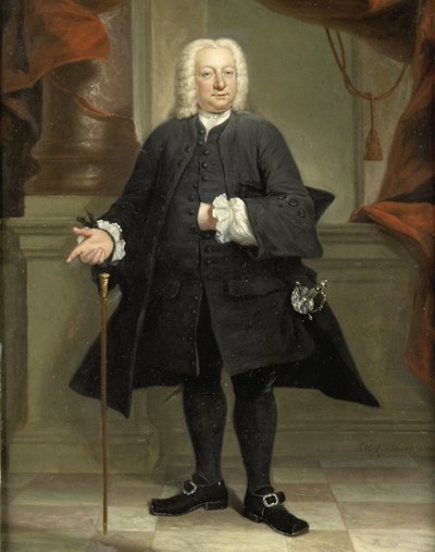 Miehen muotokuva tekijältä Jan Maurits Quinkhard (signed by artist)