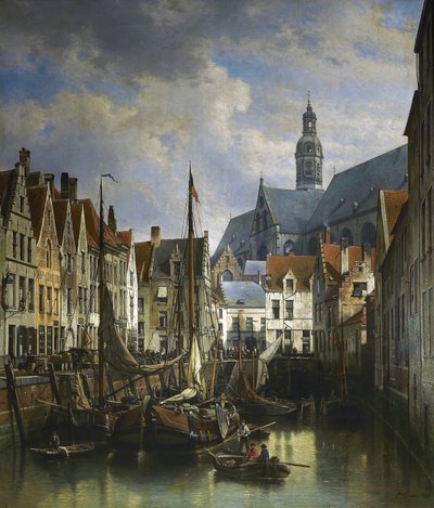 Näkymä Koolvlietiin Antwerpenissä tekijältä Jan Michiel Ruyten