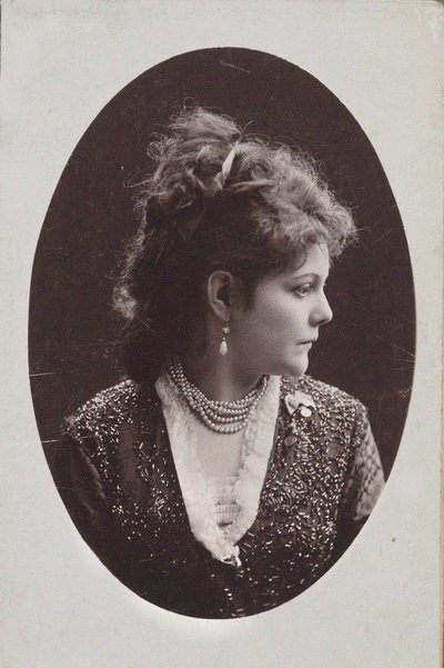 Pianisti ja säveltäjä Sophie Menterin muotokuva 1846-1918, 1893. tekijältä Jan Mieczkowski