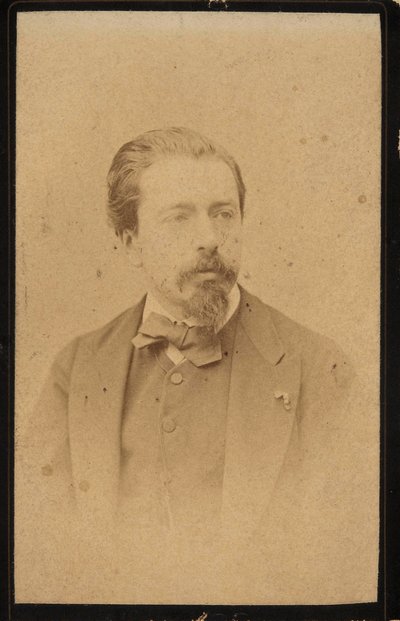 Viulisti ja säveltäjä Henryk Wieniawskin muotokuva 1835-1880. tekijältä Jan Mieczkowski