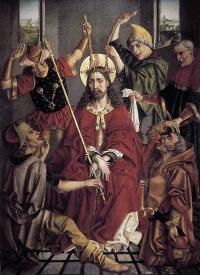 Ecce Homo. 1500-luvun ensimmäinen puolisko (öljy puulle) tekijältä Jan Mostaert