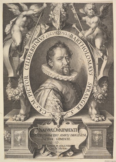 Bartholomeus Sprangerin muotokuva, n. 1616. tekijältä Jan Muller