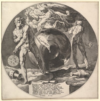 Otsikko: Creation of the World, n. 1592. tekijältä Jan Muller