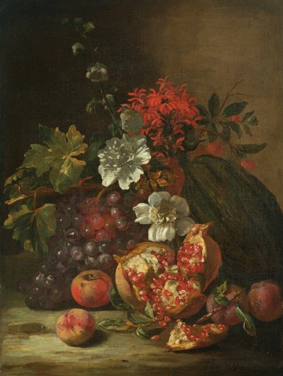 Hedelmät ja kukat tekijältä Jan Peter van the Younger Bredael