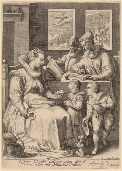 Aamu tekijältä Jan Pietersz Saenredam, after Hendrik Goltzius