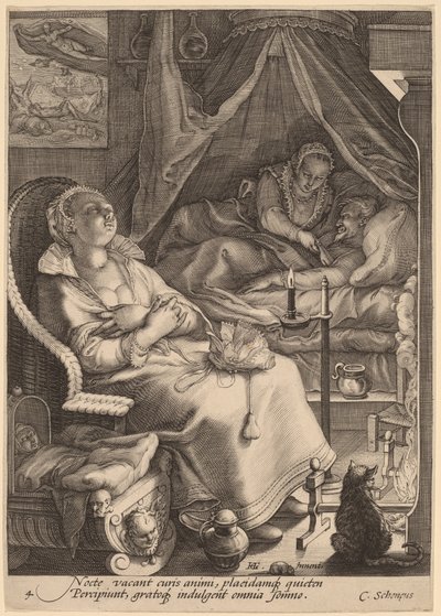 Yö tekijältä Jan Pietersz Saenredam, after Hendrik Goltzius