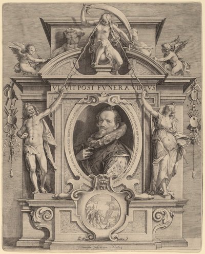 Hans van Aachen tekijältä Jan Pietersz Saenredam after Pieter Isaacz
