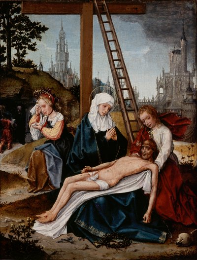 Valitusvirsi, noin 1510-15 (öljy paneelille). tekijältä Jan Provoost